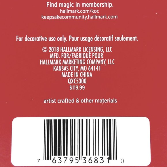 2018 Hallmark Songs Of The Season 6 Ornaments - Picture 6 of 6